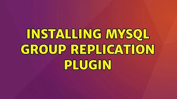 Ubuntu: Installing Mysql group replication plugin