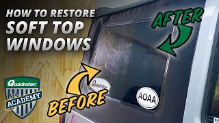 How to Clean and Restore Scratched Soft Top Windows for Jeep Wrangler