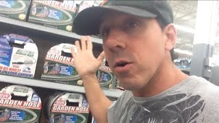 Hose Pipe in Walmart Warns, Wash Hands after Use!