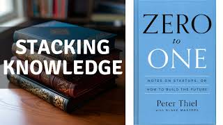 Talking about "Zero to One", by Peter Thiel