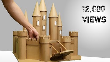 How to make a medieval cardboard Castle | Easy to make | School Project
