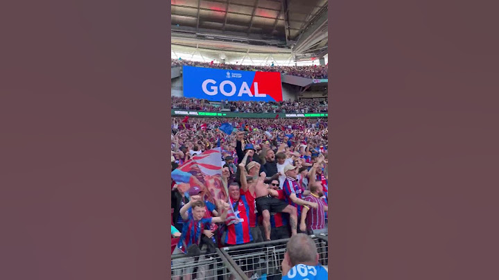 Crystal Palace Fans Go Wild at Wembley After Historic First Ever FA Cup Triumph!