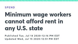 Minimum Wage Workers Can't Afford Rent Anywhere In USA