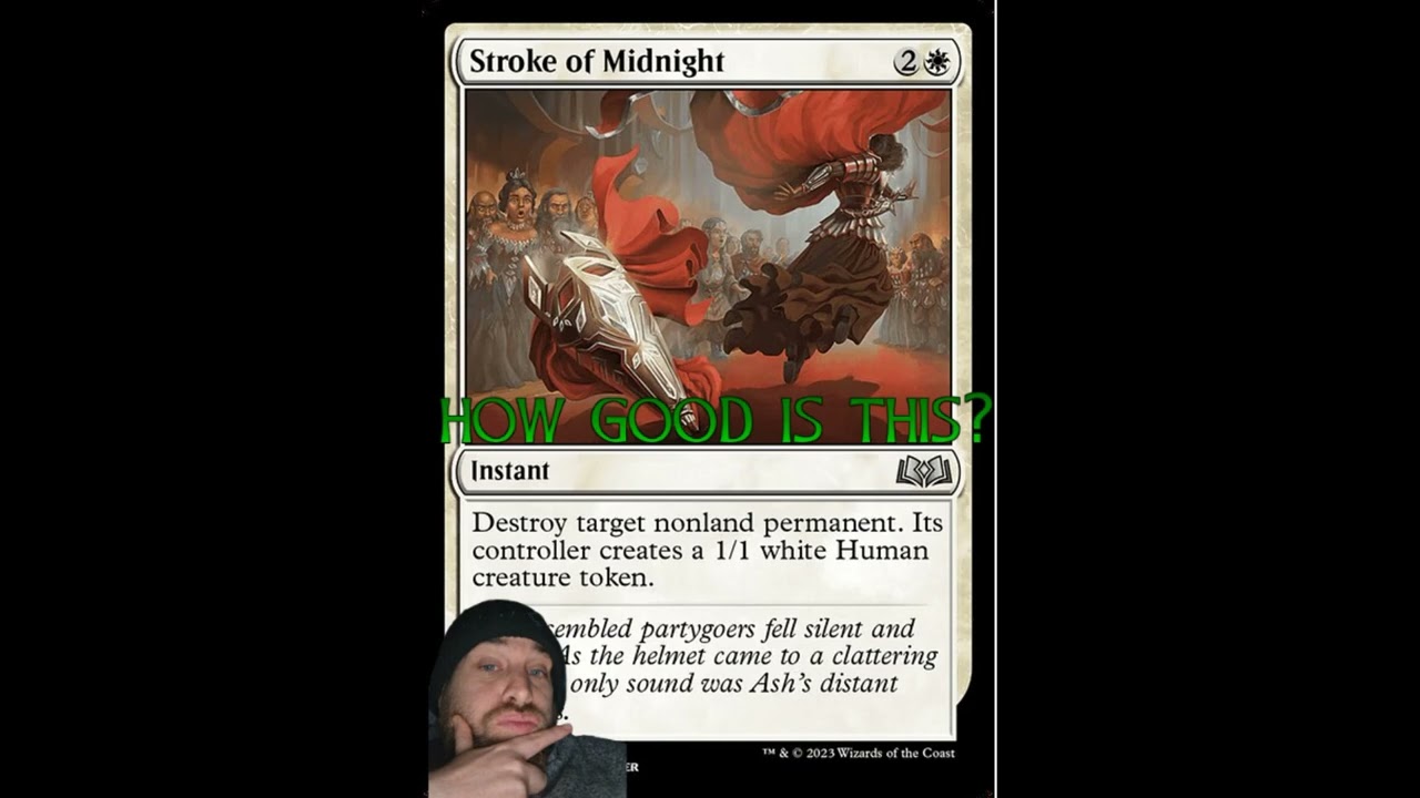 stroke of midnight mtg card Stroke of Midnight [33] [Wilds of Eldraine] [Foil]  Face to Face Games