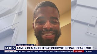 Family of man killed at Arianna Davis' funeral speaks out