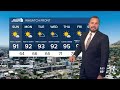 Drying out after monsoon - Saturday night forecast