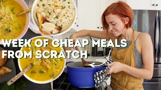 A Week Of Cheap Meals I Made My Family Of 7 | Soups & Stews