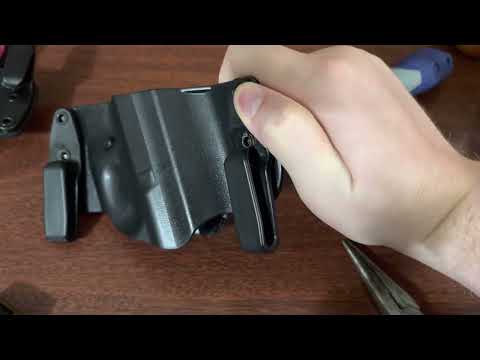 How to swap Canik TP9 sc elite holster from OWB to IWB