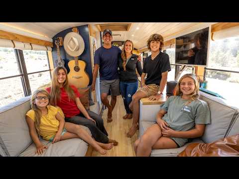 Thumbnail for We Built Our Forever Tiny Home in a School Bus & Never Looked Back!