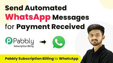 How to Send Whatsapp Messages for Payments in Pabbly Subscription Billing