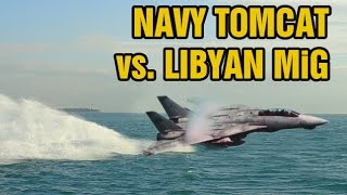 Declassified dogfight footage: F14 Tomcat vs. Libyan MiG23