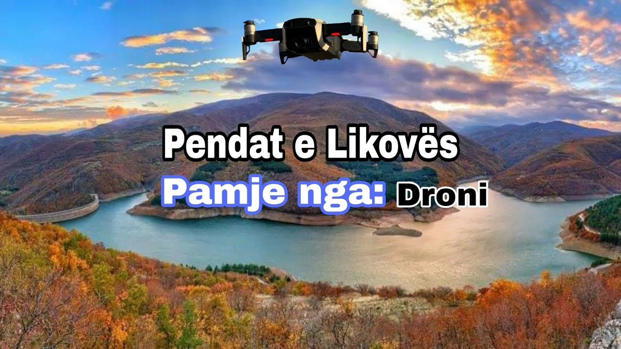 Pendat e bukura të Likovës pamje nga droni