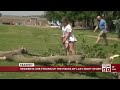 Kearney residents clean up after Saturday night storms