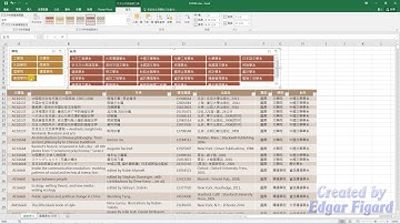 TQC Excel 2016動態解題示範 - 204 圖書管理