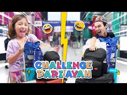 LEIKA NAIK KERETA API MALAM DAPAT CHALLENGE DARI AYAH 😍 LEIKA LIBURAN KE JAKARTA KETEMU MASINIS