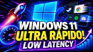 Como o novo WinUi3 deixou o Windows 11 infinitamente mais rápido! low latency Profile