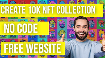 How to create 10,000 NFT collection with metadata using a free website [No code needed]