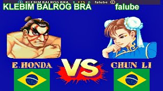 Street Fighter II': Champion Edition - KLEBIM BALROG BRA vs falube FT5