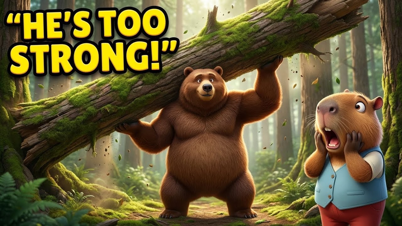 cartoon for kids  episode 4 :Cute bear and bebo capybara