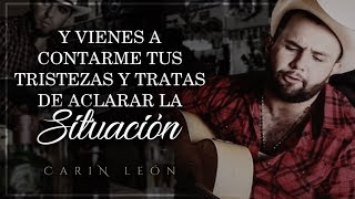 Vignette de la vidéo "(LETRA) TÚ LO DECIDISTE - Carin León (Lyric Video)"