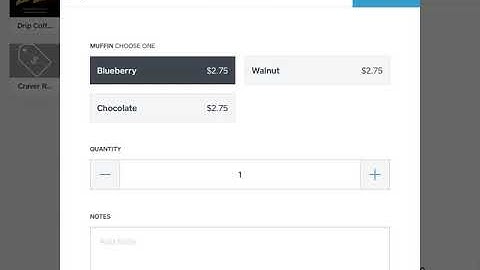 Adding loyalty points to customers when they order in store