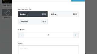 Adding loyalty points to customers when they order in store