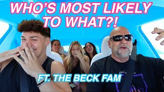 WHO'S MOST LIKELY TO SAY WHAT?!  Ft. The Beck Fam
