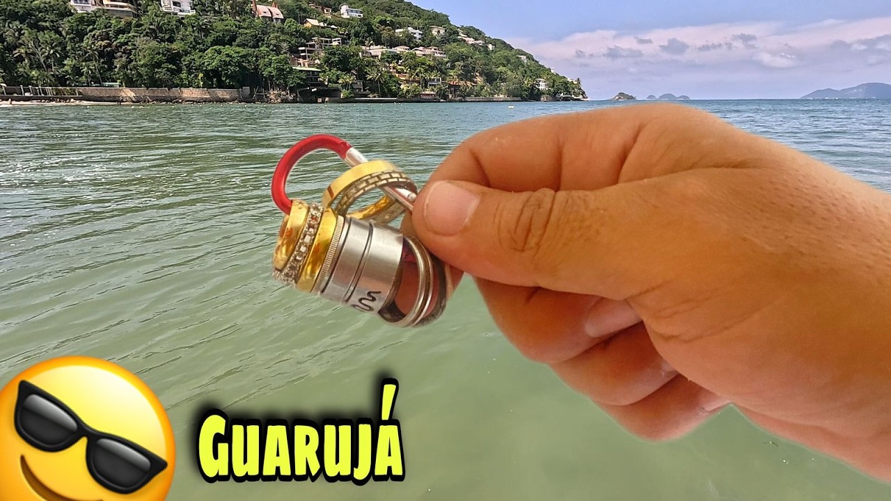 Muita JOIA PERDIDA Nessa Praia Encontrei Com Detector De Metais