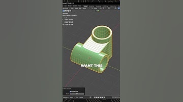 How to Get Perfect 3D model Topology in One Click! 💥#3d #blender #topology #3dmodeling