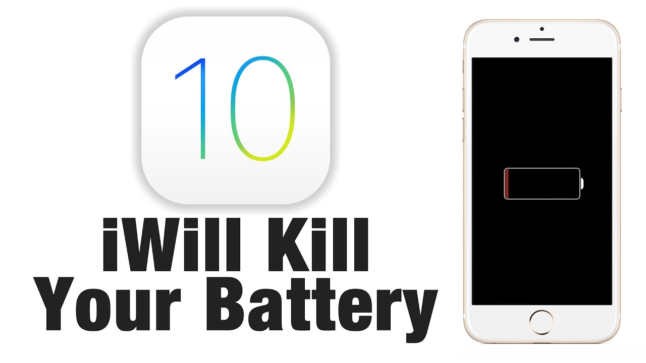 iOS 10 WILL KILL YOUR BATTERY! YouTube