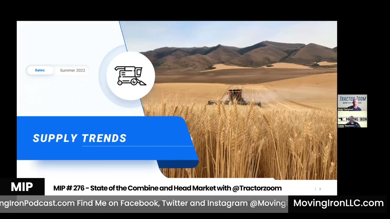 MIP # 276   The State of the Used Combine and Head Market With @ TractorZoom