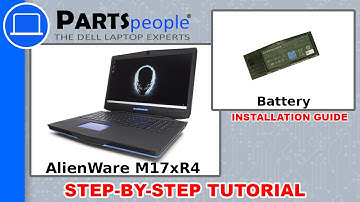 Dell AlienWare M17xR4 Battery Replacement Video Tutorial