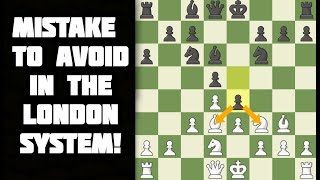 Typical Beginner Mistake in The London | Chess