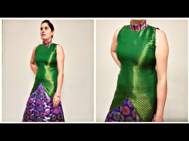 High Neck Blouse with Back Zip || आसान तरीके से सीखिये || Hindi/Urdu ||  Alisha Fashion Butic || - YouTube