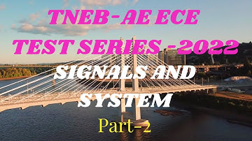 TNEBAE-2022 PREPARATION |ECE| SIGNALS & SYSTEM | DSP | MCQ & ANSWERS | DYSONRAMAKRISHNAN