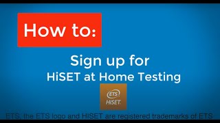 Students: How to Sign up for Hiset at Home Testing screenshot 2