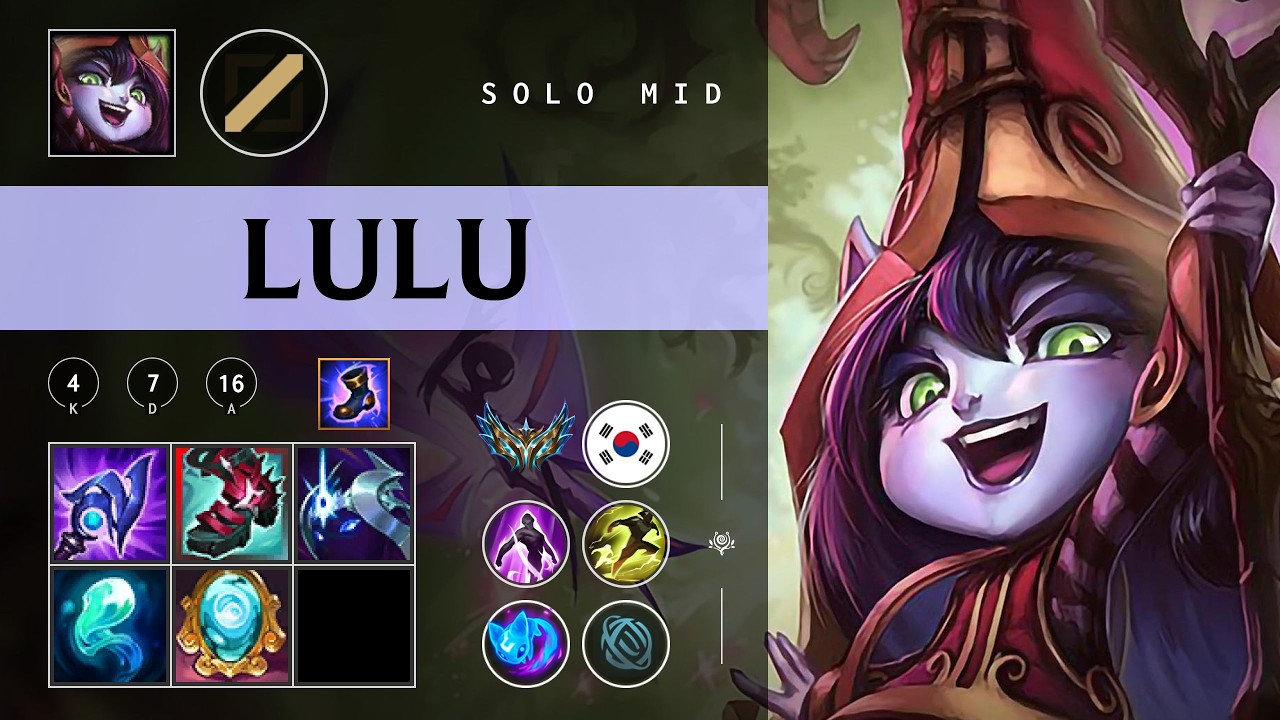 Lulu Mid vs Mel - KR Challenger Patch 26.04