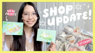 STUDIO VLOG 22 💝unboxing, packing, and preparing for shop update!