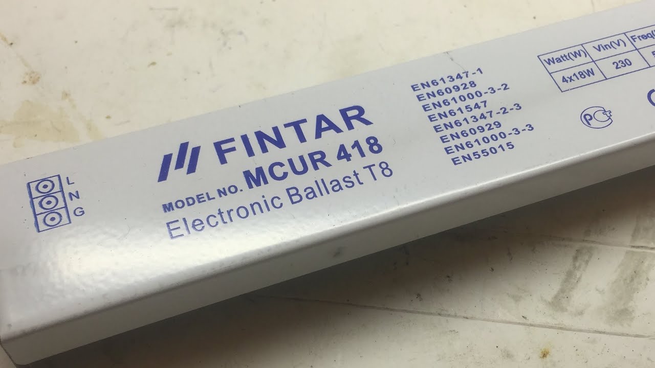 Ремонт балласта MCUR418 - YouTube