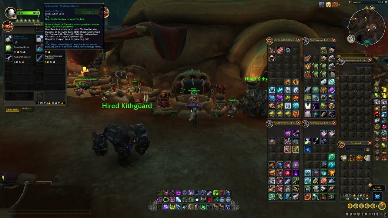 Scrybbil Location, WoW Dragonflight