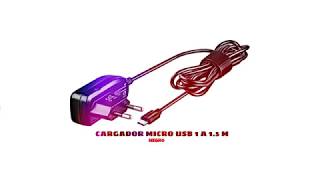 Cargador Micro Usb 1 A 1.5 M Negro Distribuido Por Cablepelado