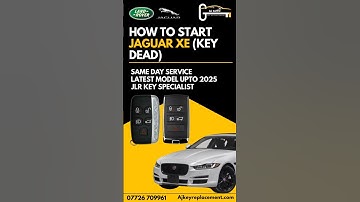 Jaguar XE Key Not Working? How to Start Your Car When the Fob Is Dead or Water Damaged #cartok