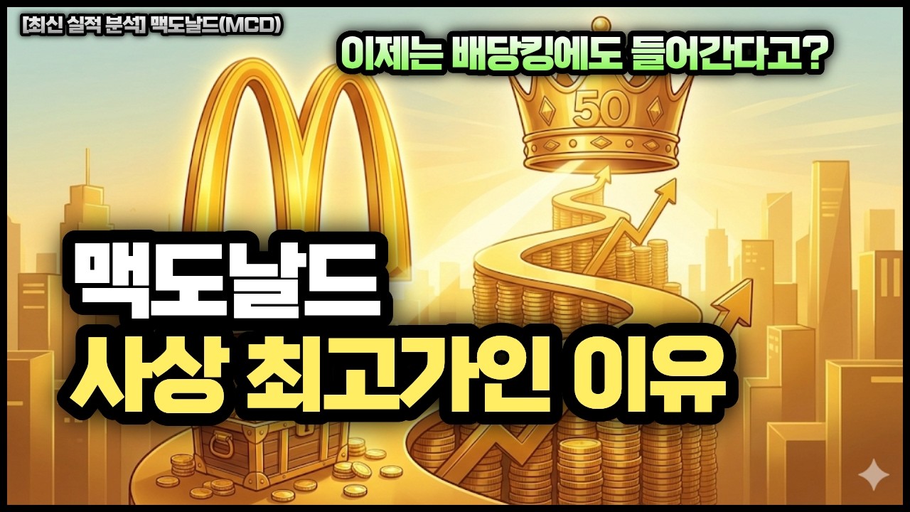 맥도날드 (MCD) 주가 분석 — 시세·전망·투자 포인트 총정리 (2026) — 주식 참고 이미지