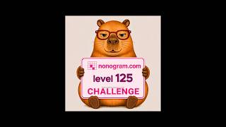 Nonogram.com Level 125  — Challenge  #mobilegaming #puzzle #nonogram #challengelevel screenshot 1