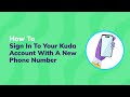How to sign in to your kuda account with a new phone number