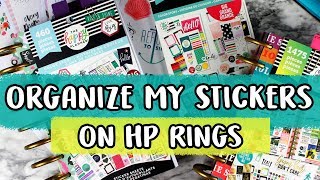 How I Organize My Happy Planner Sticker Books