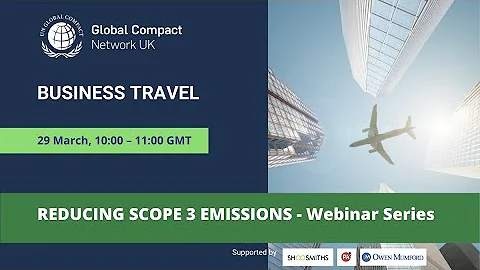Reducing Scope 3 Emissions: Business Travel
