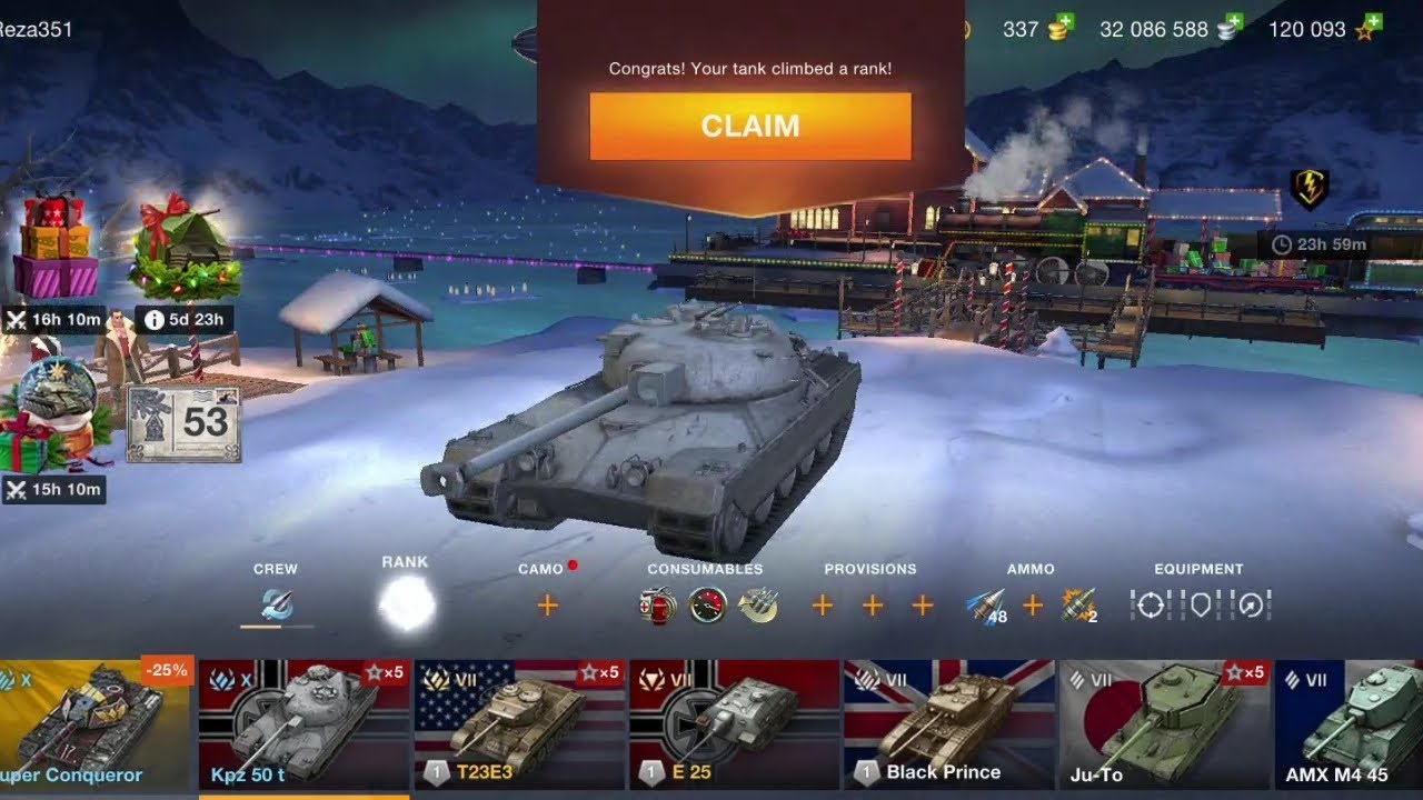 How to get Kpz 50t World of tank blitz YouTube