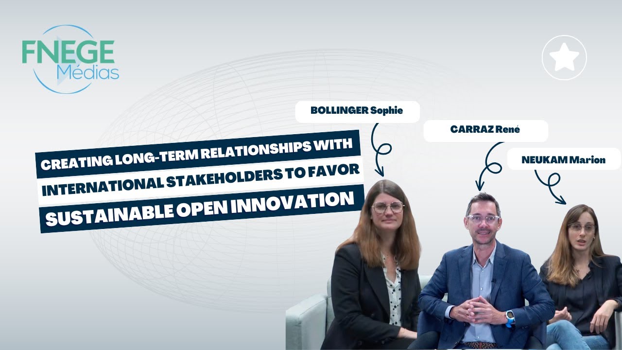Creating longterm relationships with international stakeholders to favor sustainable open innovation