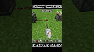 Minecraft Thunderstorm Logic🤔 #minecraft #shorts #shortsfeed #trending #foryou